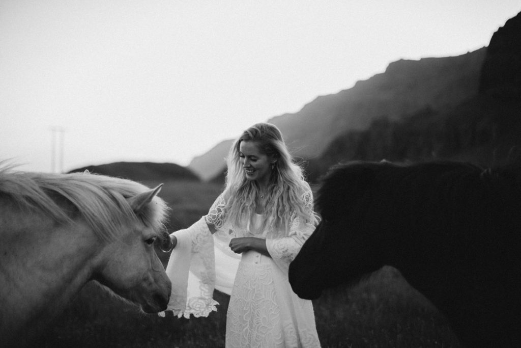 Natural White Hair bride